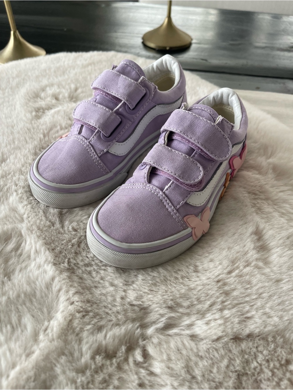 Vans butterfly shoes sz 12 kids - Picture 4 of 6